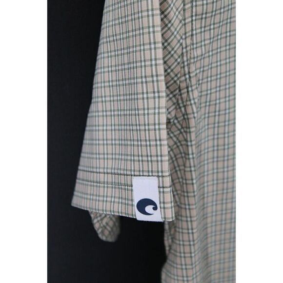 Costa button down shirt plaid large Mens New - Picture 6 of 8